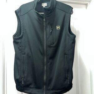 Heybo Men's Black Softshell Vest